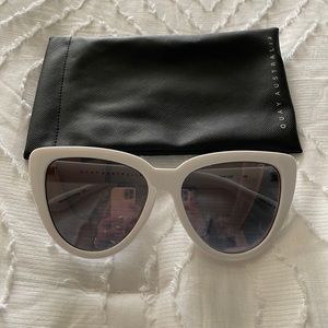 Quay White Sunglasses
